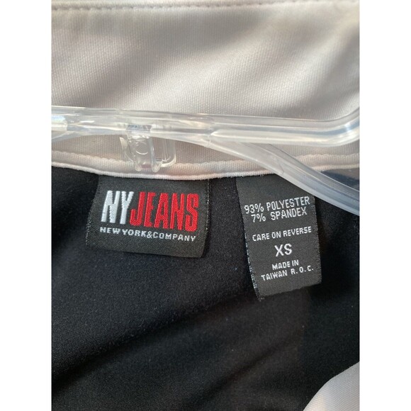 NY Jeans New York & Company women's full zip jacket size XS - Picture 3 of 3